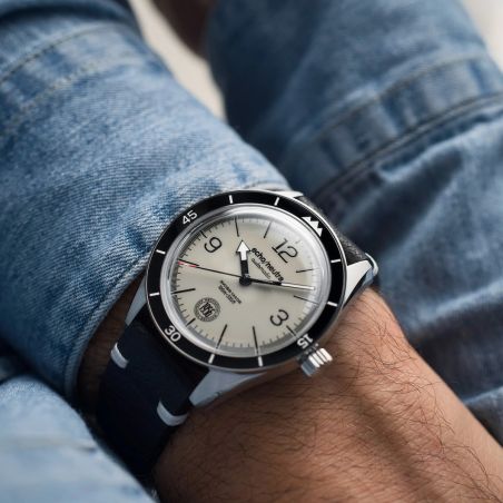 Montre Echo/Neutra 1956 3H Warm Gray