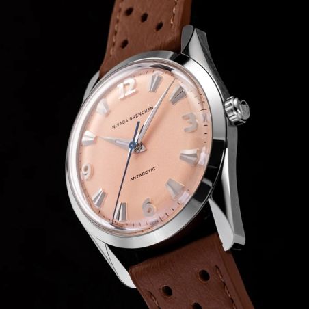 Montre Nivada Grenchen Antarctic 35mm Salmon 35018M