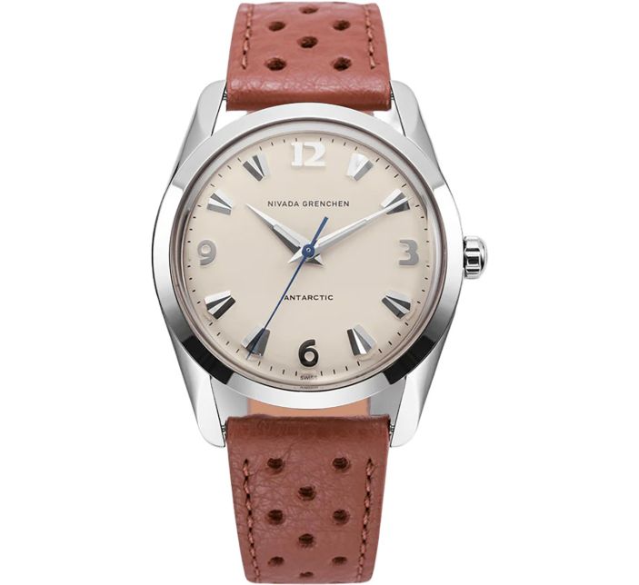 Montre Nivada Grenchen Antarctic 35mm Eggshell White 35004M