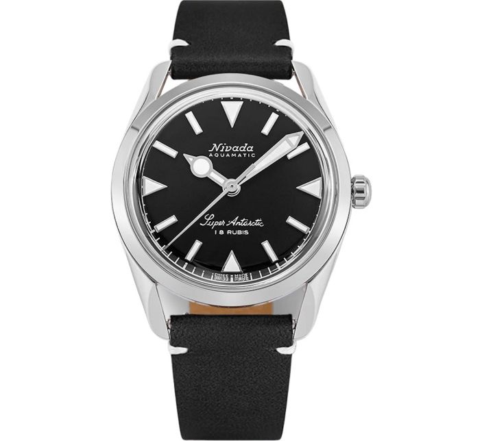 Montre Nivada Grenchen Super Antarctic 35mm Black 35014M