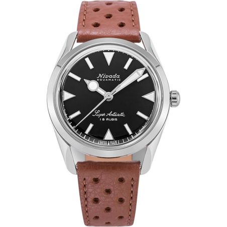 Montre Nivada Grenchen Super Antarctic 35mm Black 35014M