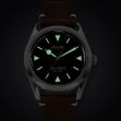Montre Nivada Grenchen Super Antarctic 35mm Black 35014M