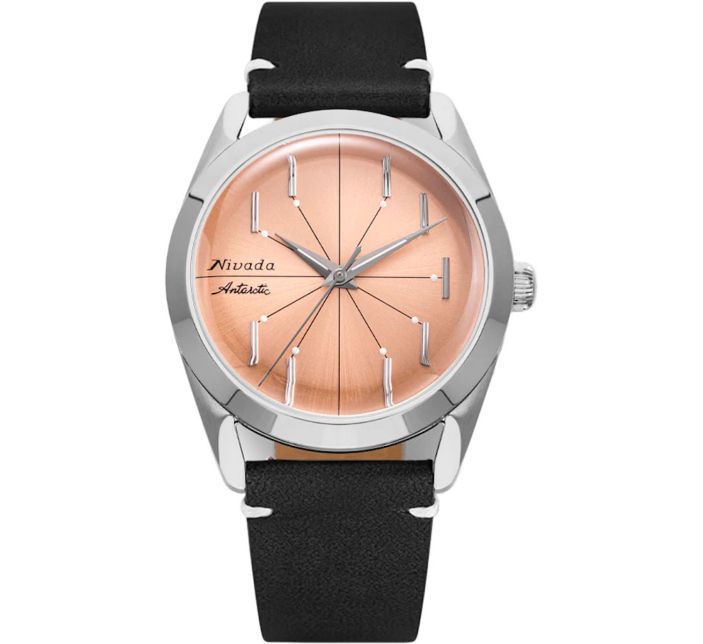 Montre Nivada Grenchen Antarctic Spider Salmon No Date 32050A