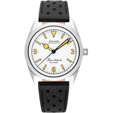 Montre Nivada Grenchen Super Antarctic 3.6.9 White Beige 32066A