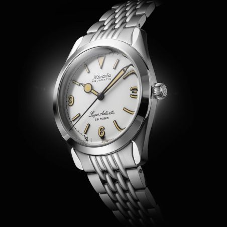 Montre Nivada Grenchen Super Antarctic 3.6.9 White Beige 32066A