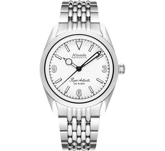 Montre Nivada Grenchen Super Antarctic 3.6.9 White 32067A