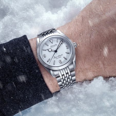 Montre Nivada Grenchen Super Antarctic 3.6.9 White 32067A