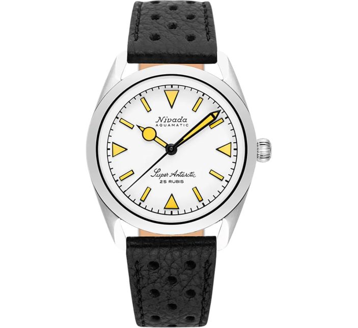 Montre Nivada Grenchen Super Antarctic White Beige 32064A