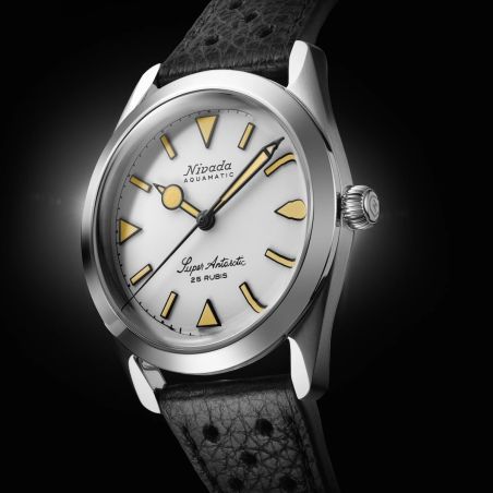 Montre Nivada Grenchen Super Antarctic White Beige 32064A