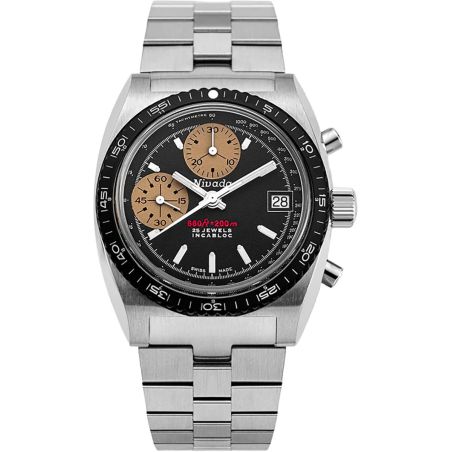 Montre Nivada Grenchen Chronograph White 77002A