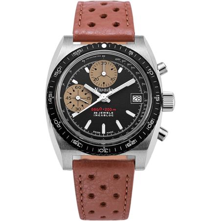 Montre Nivada Grenchen Chronograph White 77002A