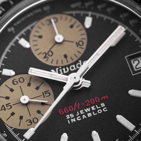 Montre Nivada Grenchen Chronograph White 77002A