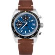 Montre Nivada Grenchen Chronograph Blue 77003A