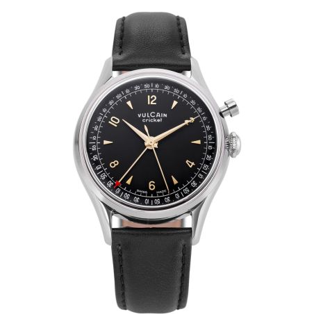 Montre Vulcain Cricket Tradition 36 mm | Black & Gold