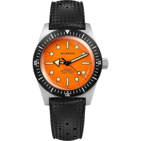 Montre Wolbrook Skindiver 38 Automatic Orange