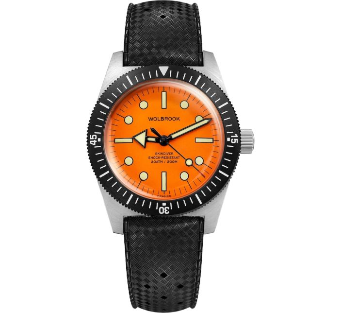Montre Wolbrook Skindiver 38 Automatic Orange