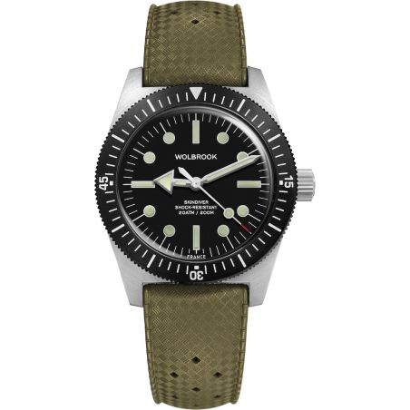 Montre Wolbrook Skindiver 38 Automatic Black