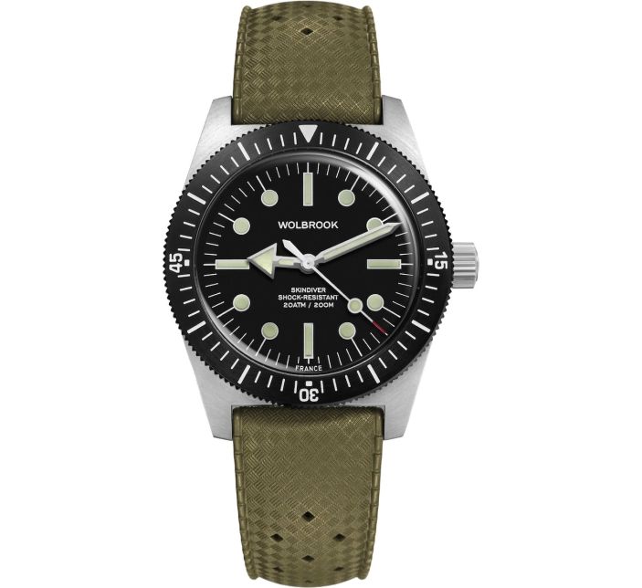 Montre Wolbrook Skindiver 38 Automatic Black