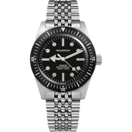 Montre Wolbrook Skindiver 38 Automatic Black