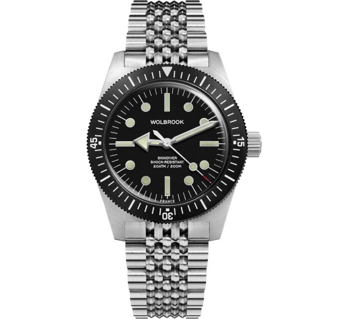 Montre Wolbrook Skindiver 38 Automatic Black