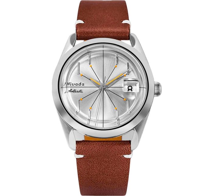 Montre Nivada Grenchen Antarctic Spider 35mm SIlver 35012M