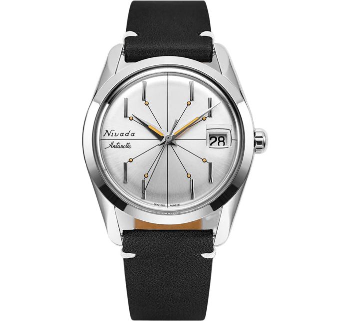 Montre Nivada Grenchen Antarctic Spider 35mm SIlver 35012M