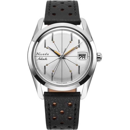 Montre Nivada Grenchen Antarctic Spider 35mm SIlver 35012M