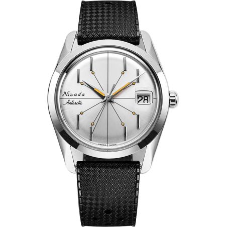 Montre Nivada Grenchen Antarctic Spider 35mm SIlver 35012M