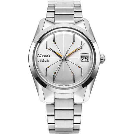 Montre Nivada Grenchen Antarctic Spider 35mm SIlver 35012M
