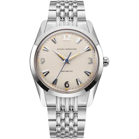 Montre Nivada Grenchen Antarctic 35mm Eggshell Beige 35001M