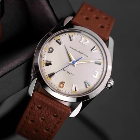 Montre Nivada Grenchen Antarctic 35mm Eggshell Beige 35001M