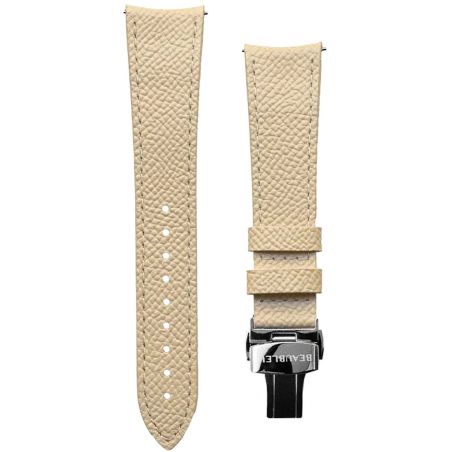 Bracelet Beaubleu Grainé Crème