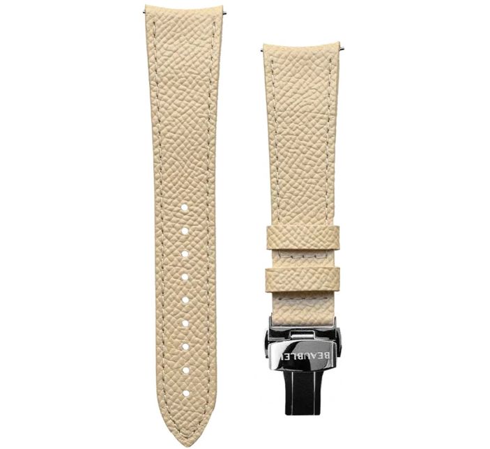 Bracelet Beaubleu Grainé Crème