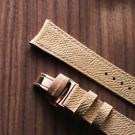 Bracelet Beaubleu Grainé Crème
