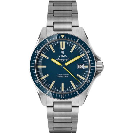 Montre Yema Navygraf Heritage Bleu YNAV25