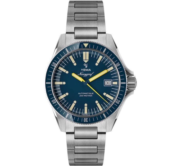 Montre Yema Navygraf Heritage Bleu YNAV25
