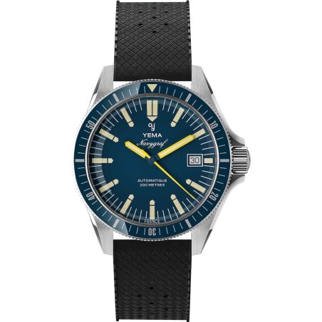 Montre Yema Navygraf Heritage Bleu YNAV25