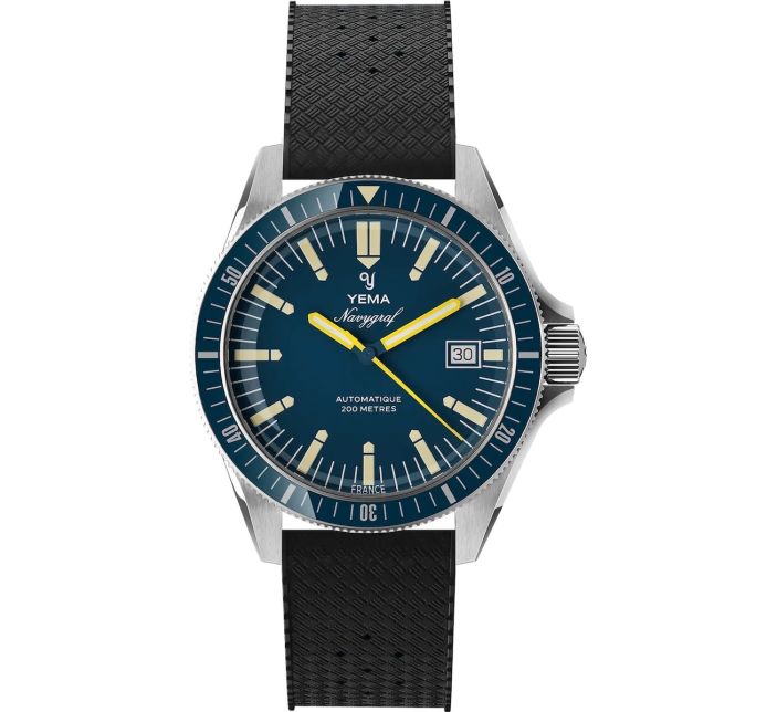 Montre Yema Navygraf Heritage Bleu YNAV25