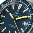 Montre Yema Navygraf Heritage Bleu YNAV25