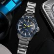 Montre Yema Navygraf Heritage Bleu YNAV25