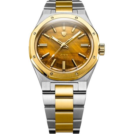 Montre Nivada Grenchen F77 Tiger Eye Bicolor 68033A77