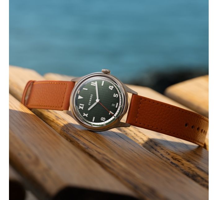 Bracelet De Montre Vintage Benrus Ton Or - Largeur 19mm, Acier, Occasion