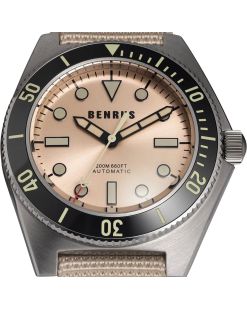 Montre Homme Automatique Benrus Vintage - Style Course - Mécanique - Occasion