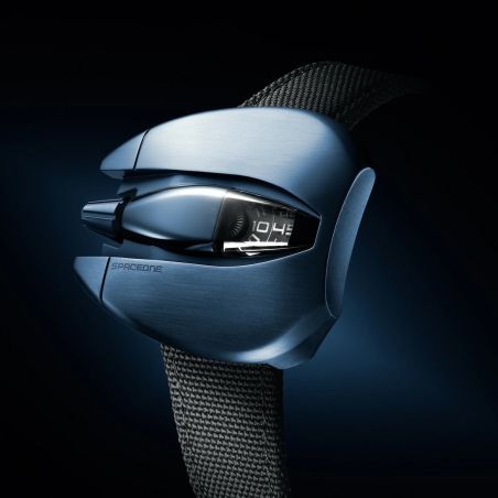 Montre Spaceone Jumping Hour Blue Steel