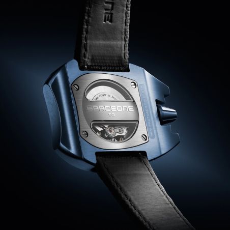 Montre Spaceone Jumping Hour Blue Steel