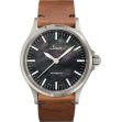Instrument Watch 556 I Nacre Noir Leather Strap - Sinn