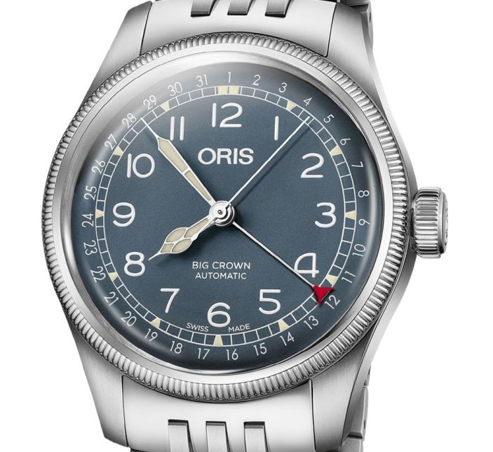 Montre Oris Big Crown Pointer Date | Blue Steel 