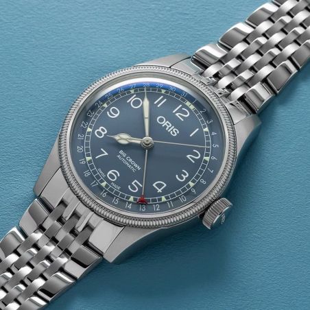 Montre Oris Big Crown Pointer Date | Blue Steel 