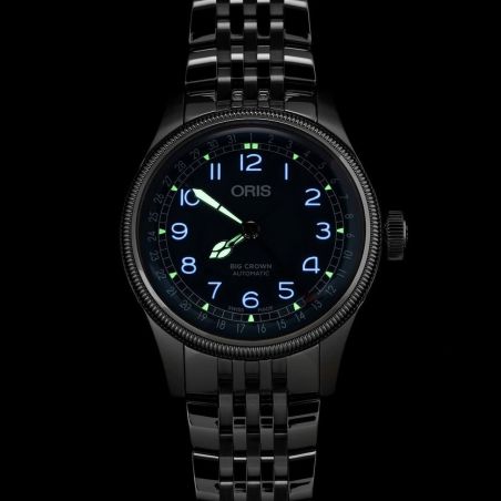Montre Oris Big Crown Pointer Date | Blue Steel 