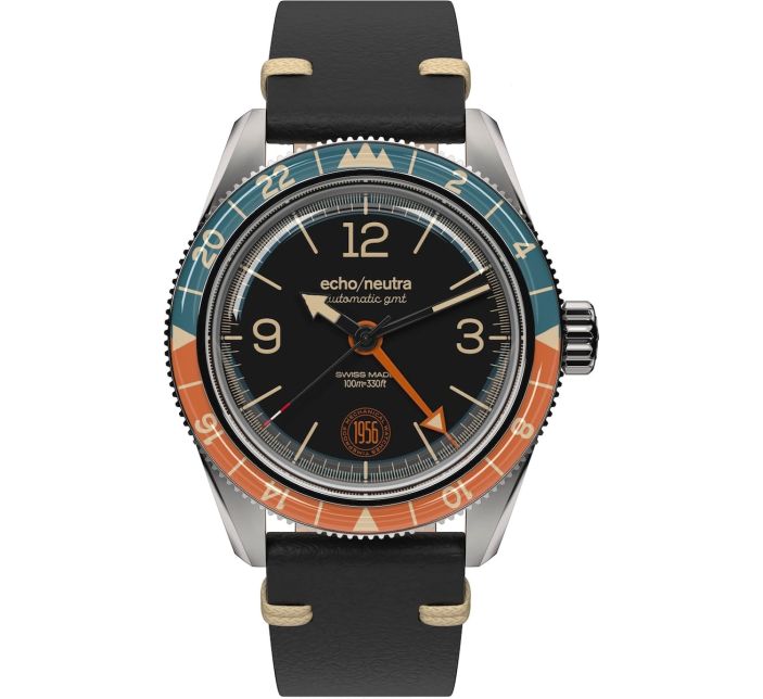 Montre Echo/Neutra 1956 GMT Black
